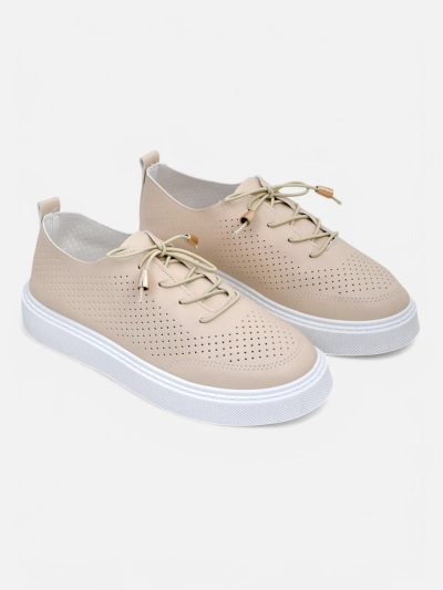 Royalfashion Pantofi sport perforați pentru femei cu șireturi Vaned