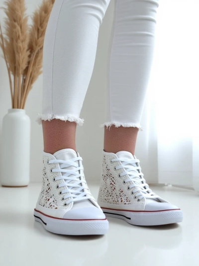 Sneakers perforate Royalfashion pentru femei Limme