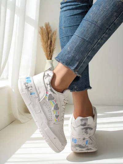 Sneakers pentru femei Royalfashion cu sclipici Samoles