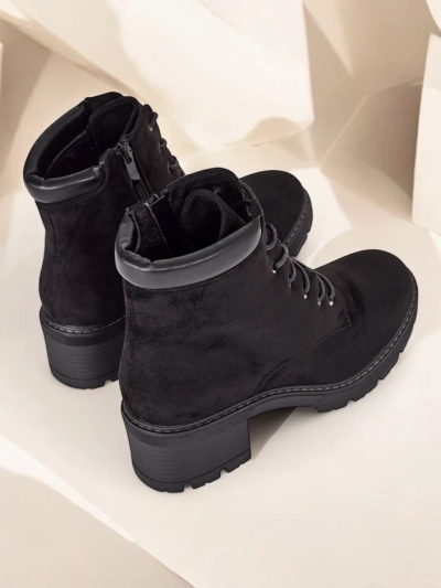 Royalfashion Botine cu siret pentru femei Esio