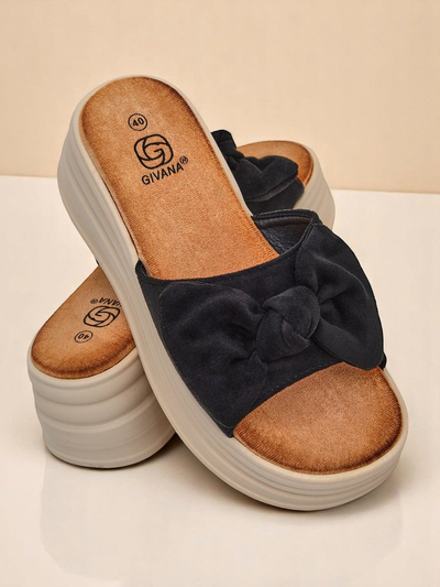 Royalfashion Papuci de damă cu platformă Givan