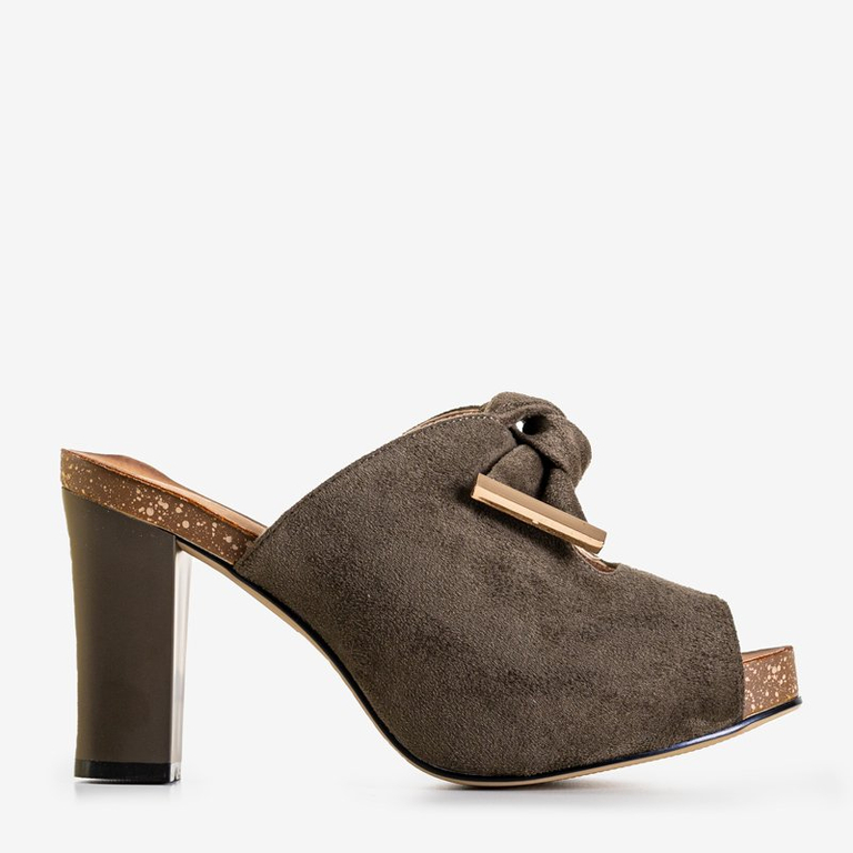 OUTLET Sandale verzi dama pe post Kustai - Incaltaminte