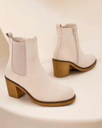 Cizme de damă din Eco-sueda Royalfashion pe postul Bregianka