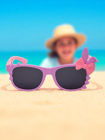 Royalfashion Ochelari de soare pentru copii cu decorațiuni Bunny Shine