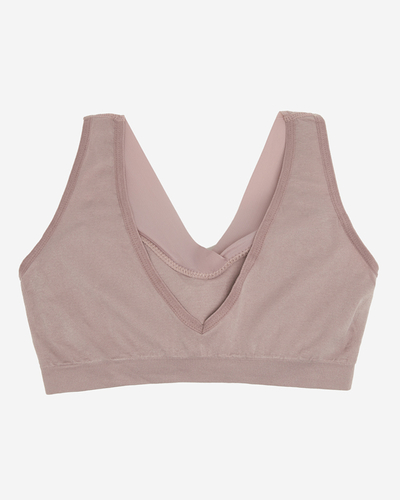 Sutien sport pentru femei violet cu bretele largi - Lenjerie intima