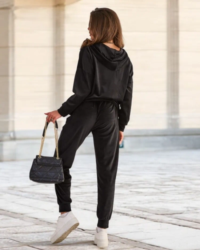 Royalfashion Set a'la velour din bumbac pentru femei