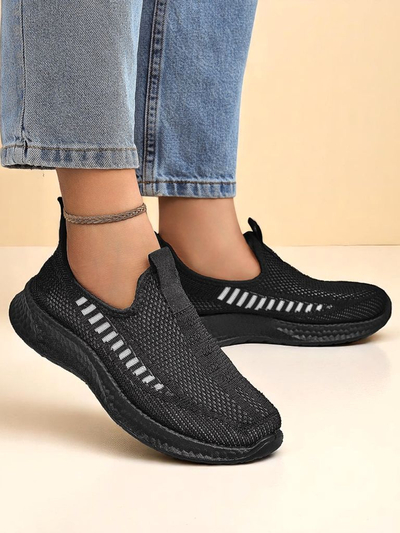 Royalfashion Natikani ženski športni čevlji iz blaga Sport Slip-On