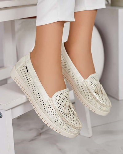 Royalfashion Mocasini traforați de damă Molaffa