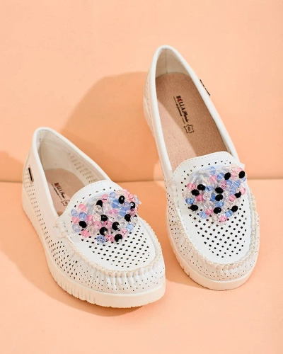 Royalfashion Mocasini de damă din mărgele ajurate Namis