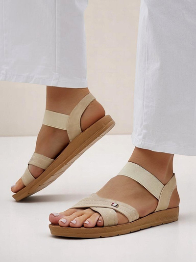 Sandale de damă Royalfashion cu elastic Zerefis