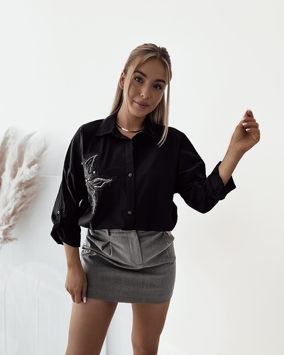 Royalfashion Cămașă de damă cu petice
