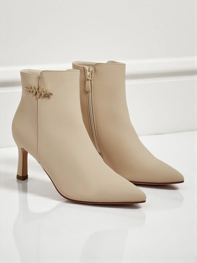 Botine de damă cu toc stiletto Meloria