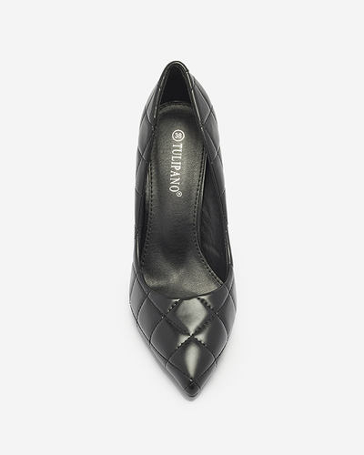 Pantofi matlasați de damă de culoare neagră Duclisa- Footwear