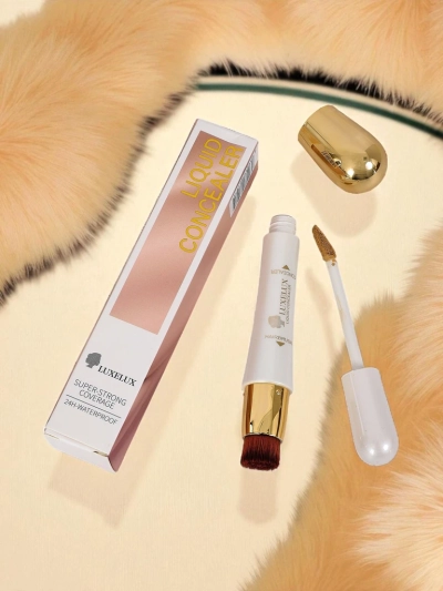 Aurelia Luxelux Concealer – korektor w płynie z hairbrush 24H Waterproof