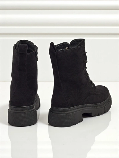 Botine workery dama din piele ecologică întoarsă Velisse