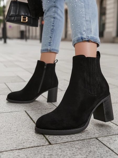 Aurelia Botine Clasice de Damă cu Toc