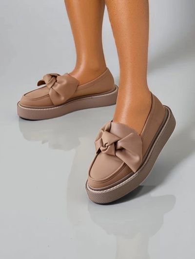 Mocasi elegante pentru femei Royalfashion cu fundiță Ortto