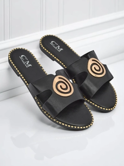 Royalfashion Papuci de damă cu talpă joasă Glam Bliss