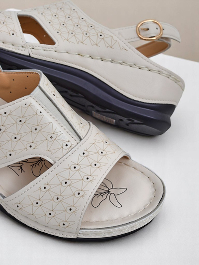 Sandale dama Royalfashion cu toc jos Comfort Chic