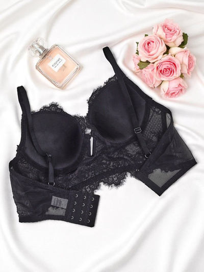 Royalfashion Sutien corset damă cu burete și dantelă Grace Corset