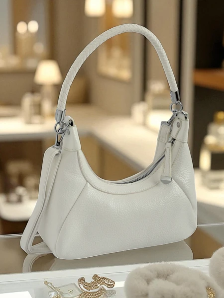 Royalfashion Ti valiz dam an kwi ekolojik ak braslè Lacquea dekoratif