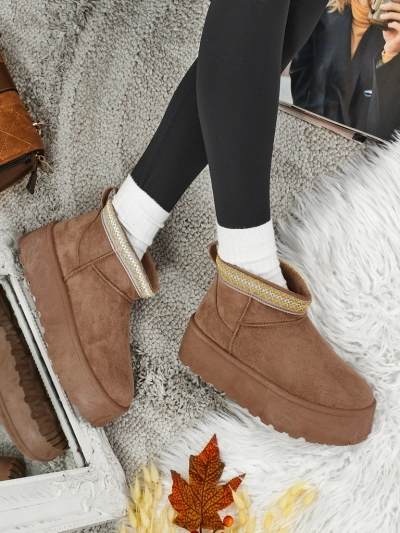 Cizme scurte de damă tip snowboots Nymeria