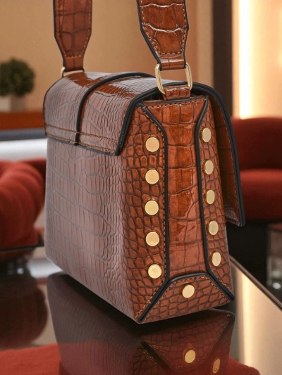 Royalfashion Lakir waali chhoti ladies bag eco leather Velia Crest