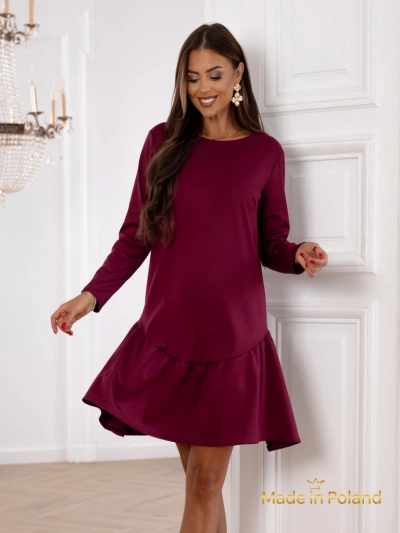 Rochie mini de damă cu volan