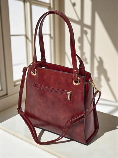 Geantă de damă shopper din piele ecologică Silent Raven