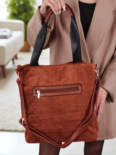 Geantă de damă shopper eco piele întoarsă Twilight Life