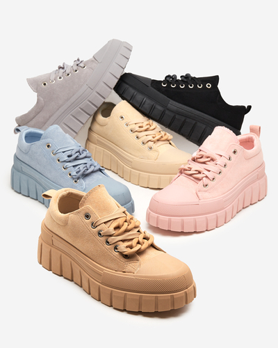 Tenisi negri înalți de damă Mishta - Încălțăminte