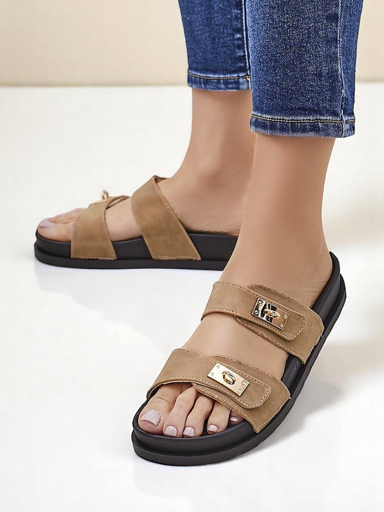 Sandale Royalfashion pentru femei cu catarame decorative Costes