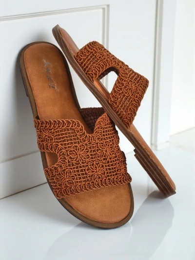 Rpyalfashion Klapki di muié ku faixa dekorativu Braida