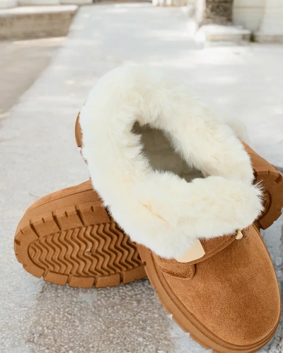Royalfashion Cizme scurte pentru femei a'la cizme de zăpadă Dobis