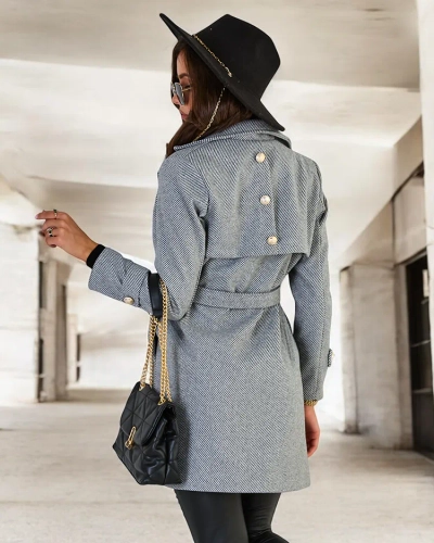 Royalfashion Palton Tiered pentru femei