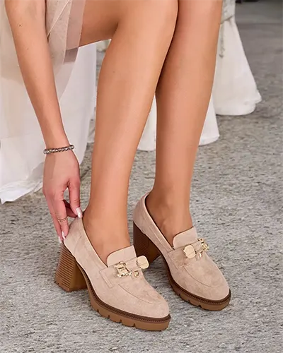 Royalfashion Mocasini de damă cu stiletto înalt Nezii