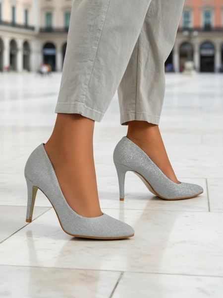 Royalfashion Glitter tocuri stiletto pentru femei Enen