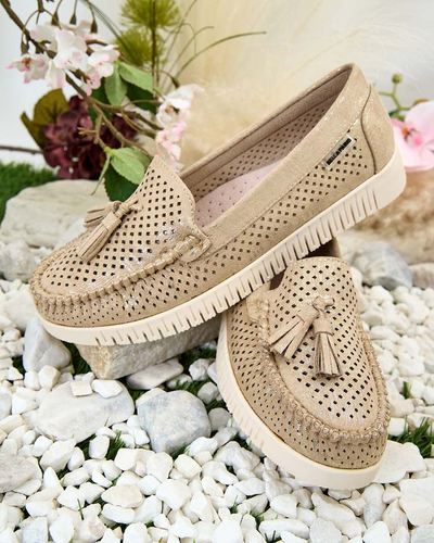 Royalfashion Mocasini traforați de damă Molaffa