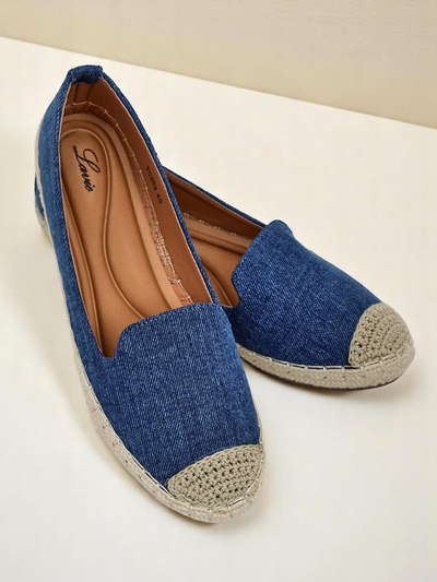 Espadrile Royalfashion pentru femei din piele intoarsă ecologică, model Bombei