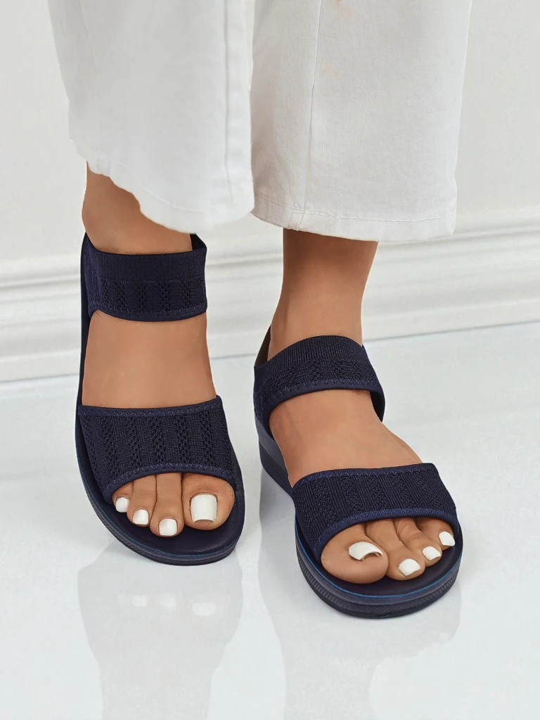 Royalfashion Damen Sandalen mit dickerer Sohle Viva Flex II