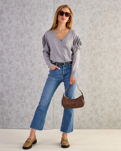 Royalfashion Pulover pentru femei fără nasturi