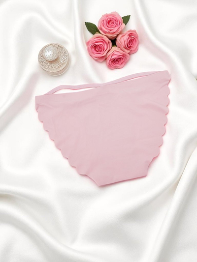 Royalfashion Chiloți tanga de damă cu tăietură laser și bretele decorative Edge Chic