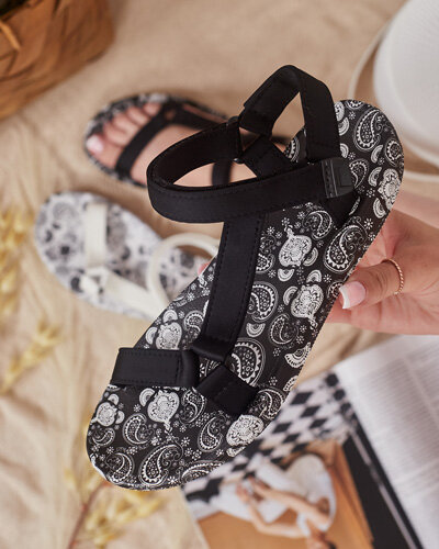 Royalfashion Sandale sport cu talpă plată pentru femei