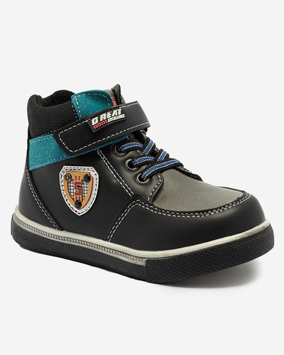 Cizme negre pentru băieți Wiasio- Footwear