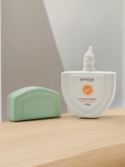 Crema de protecție solară Bioaqua cu Aloe Vera 60 SPF 40g