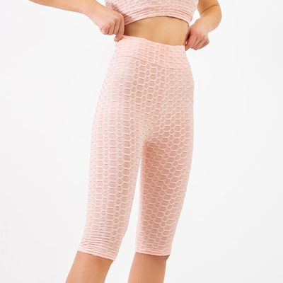 Pantaloni scurți pentru femei de culoare roz deschis - Îmbrăcăminte
