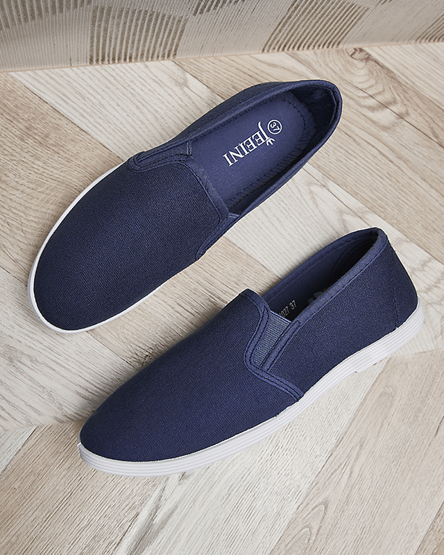 Adidași de damă din material textil albastru marin Sterika - Încălțăminte