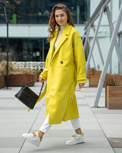 Pantofi sport slip-on dama crem Derera - Incaltaminte