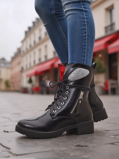 Cizme de gleznă Royalfashion pentru femei cizme de lucru Volio