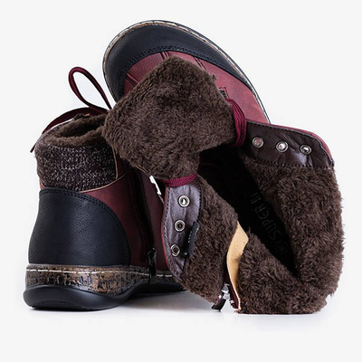 Cizme de damă izolate maro Flims - Pantofi